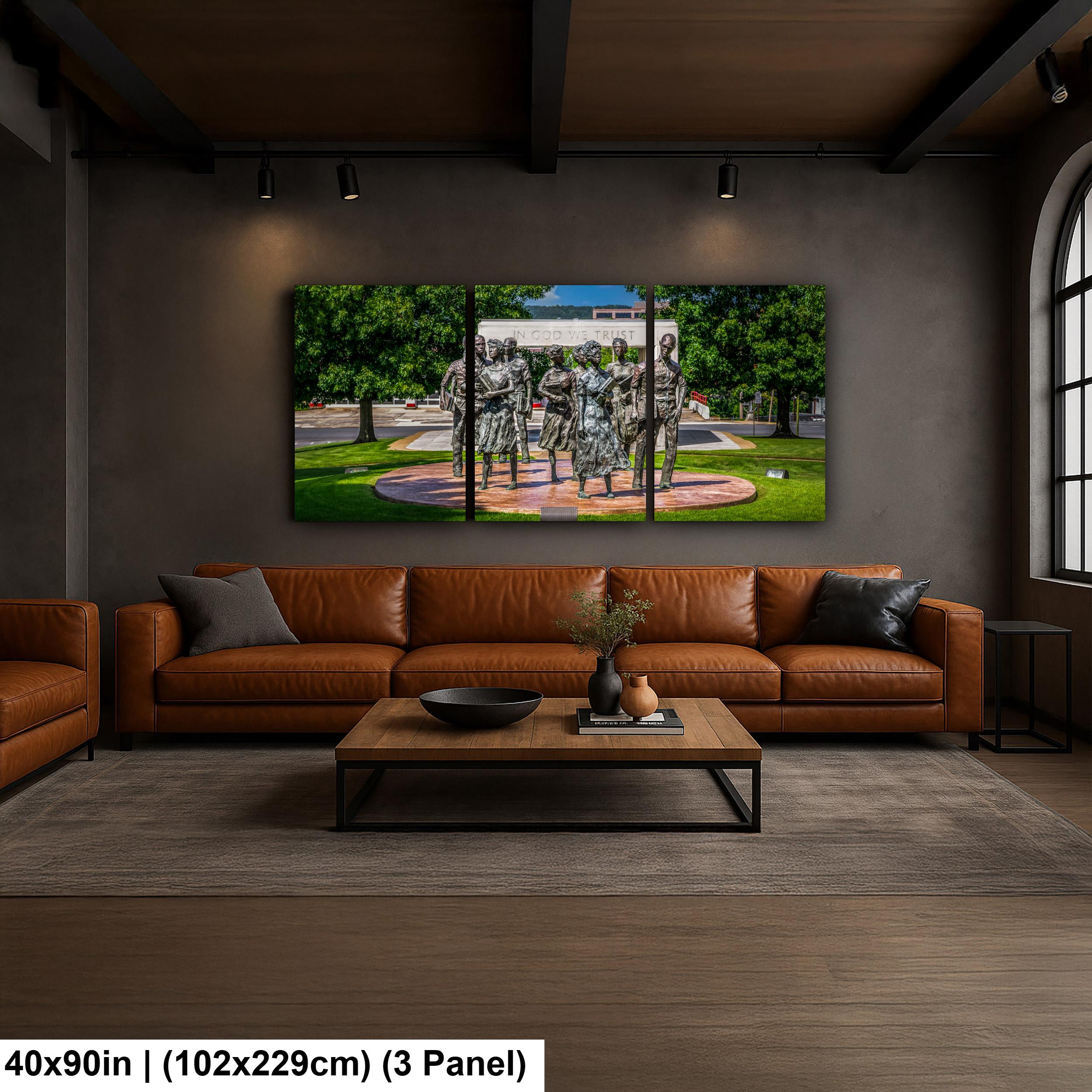 Little Rock Nine Memorial Print, Civil Rights Photography, Arkansas Wall Art