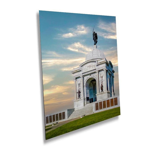 The Spirit of Pennsylvania: The Pennsylvania Monument in Gettysburg National Military Park Photography Aluminum/Acrylic/Metal/Canvas