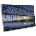 ASB Railroad Bridge Photo: Kansas City Missouri Steel Photography Wall Art