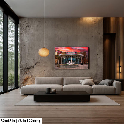 University of South Carolina Basketball Arena Print: A'ja Wilson Statue, Gamecocks Photography