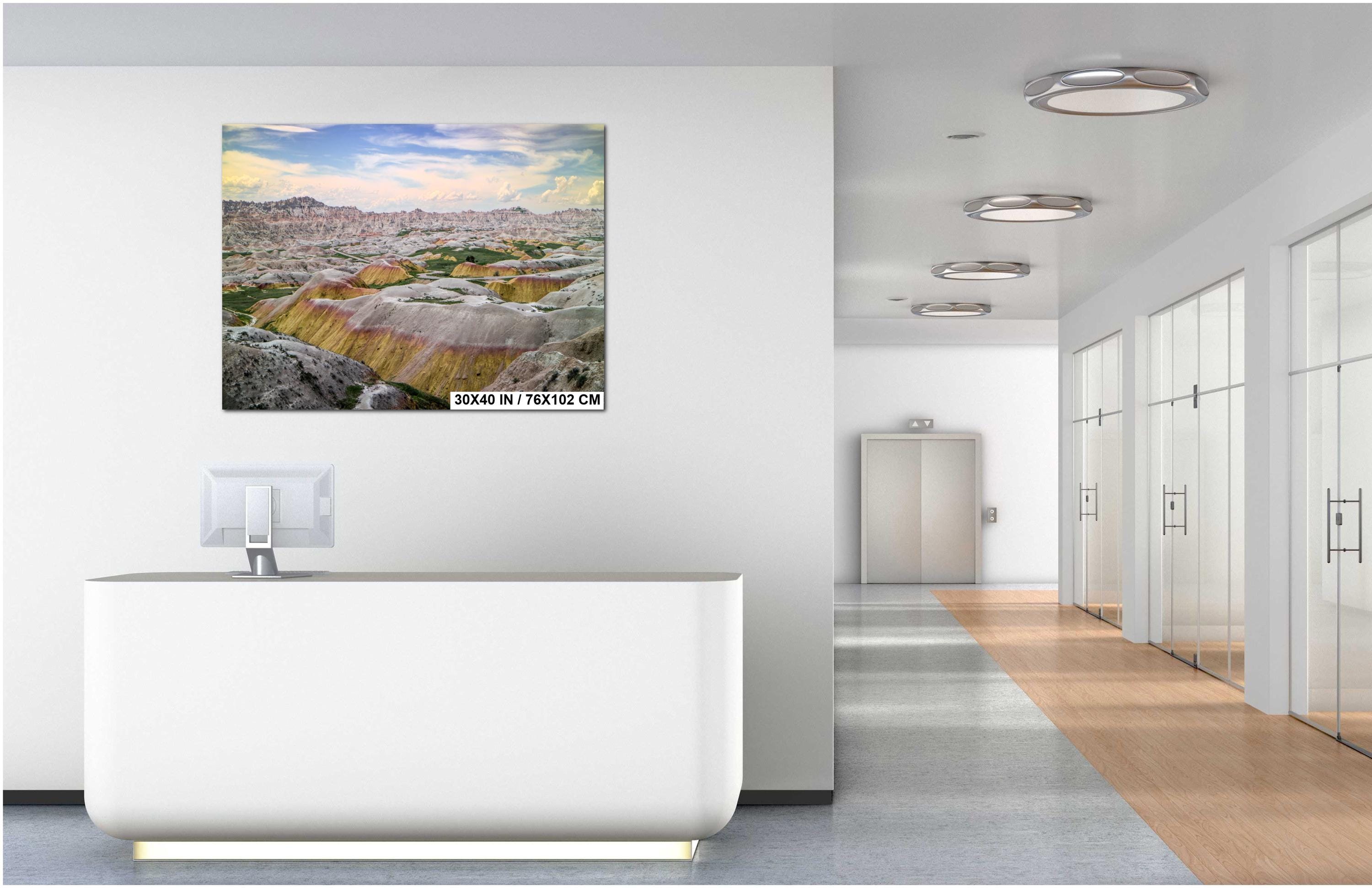 Badlands National Park: Yellow Mounds Overlook Landscape Photography Wall Art
