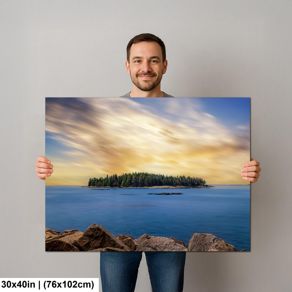 Schoodic Peninsula: Acadia National Park Maine Sunset Photography Wall Art