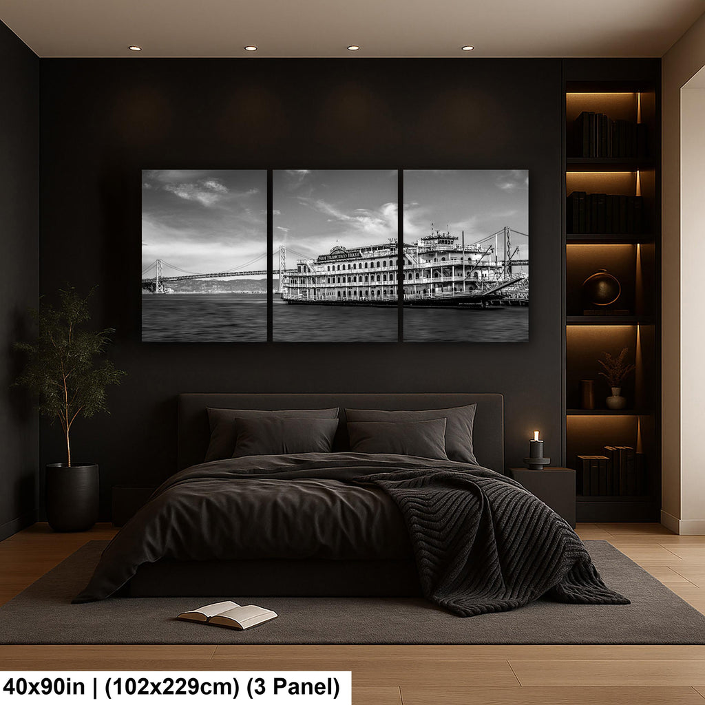 Bay City Icons: San Francisco Belle & Bay Bridge CA Photography Wall Art