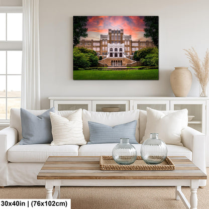 Little Rock Central High School at Sunset Arkansas Photography Print Historic Wall Art