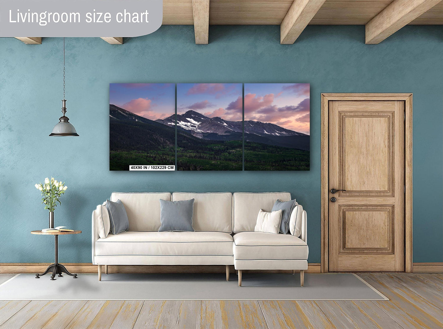 Telluride Sunset Photography Print: San Juan Mountains, Colorado Alpine Landscape