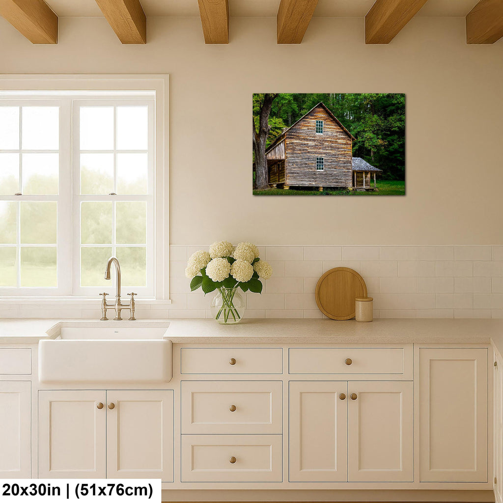 Pioneer Legacy: Historic Cabin Great Smoky Mountains National Park Wall Art