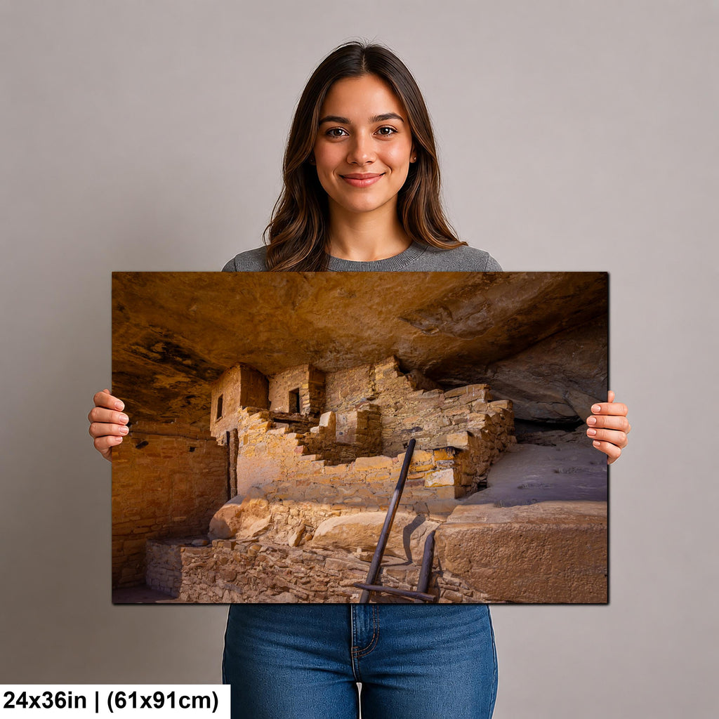Ancient Cliff Dwelling at Mesa Verde National Park, Cortez Colorado Photography Print