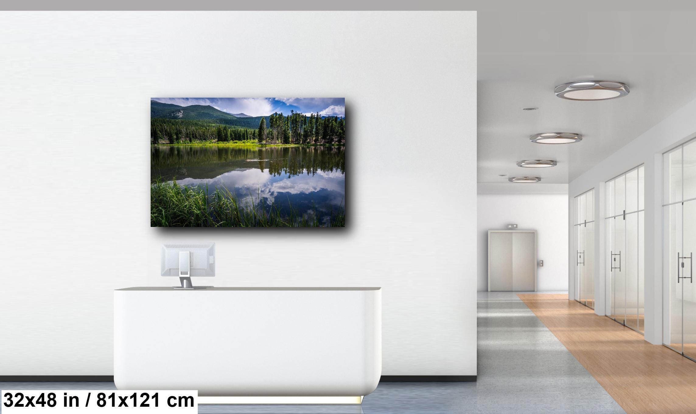 Rocky Mountain National Park Print: Colorado Lake Reflection Photography