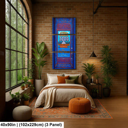 Bisbee Arizona Door Mural Colorful Stair Climb Photography Wall Art