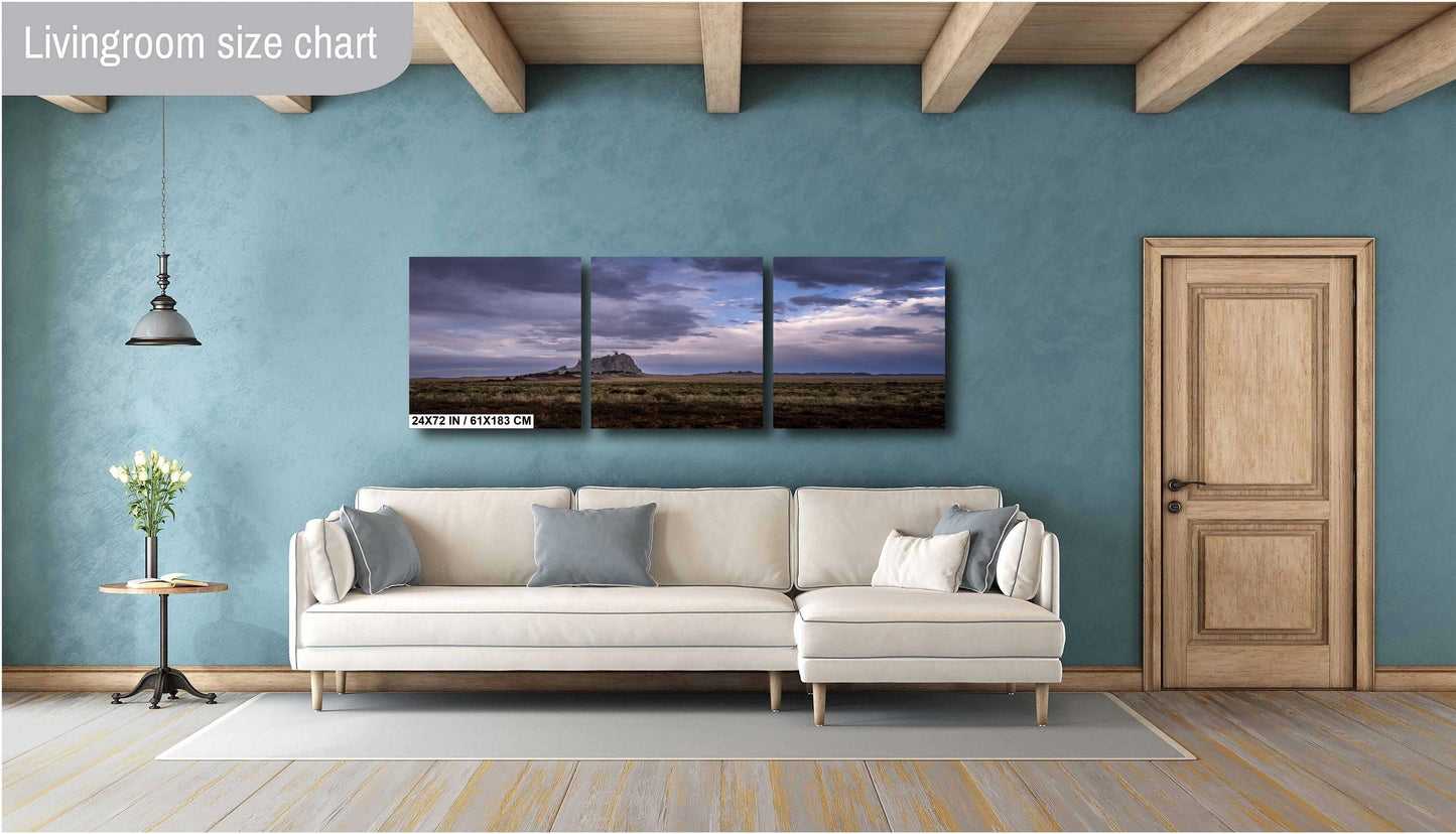 Shiprock New Mexico: Monadnock Desert Landscape Photography Wall Art