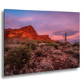 Gold Canyon Desert Twilight Hieroglyphic Trail Arizona Southwest Sunset Photography Wall Art