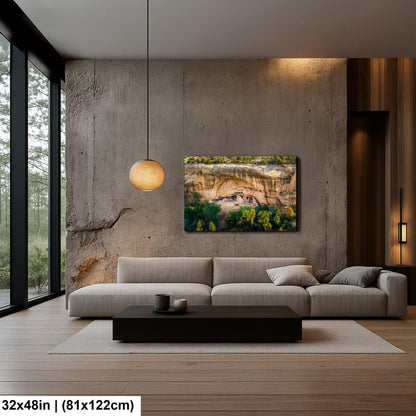 Ancient Cliff Ruins at Mesa Verde National Park, Cortez Colorado Photography Print
