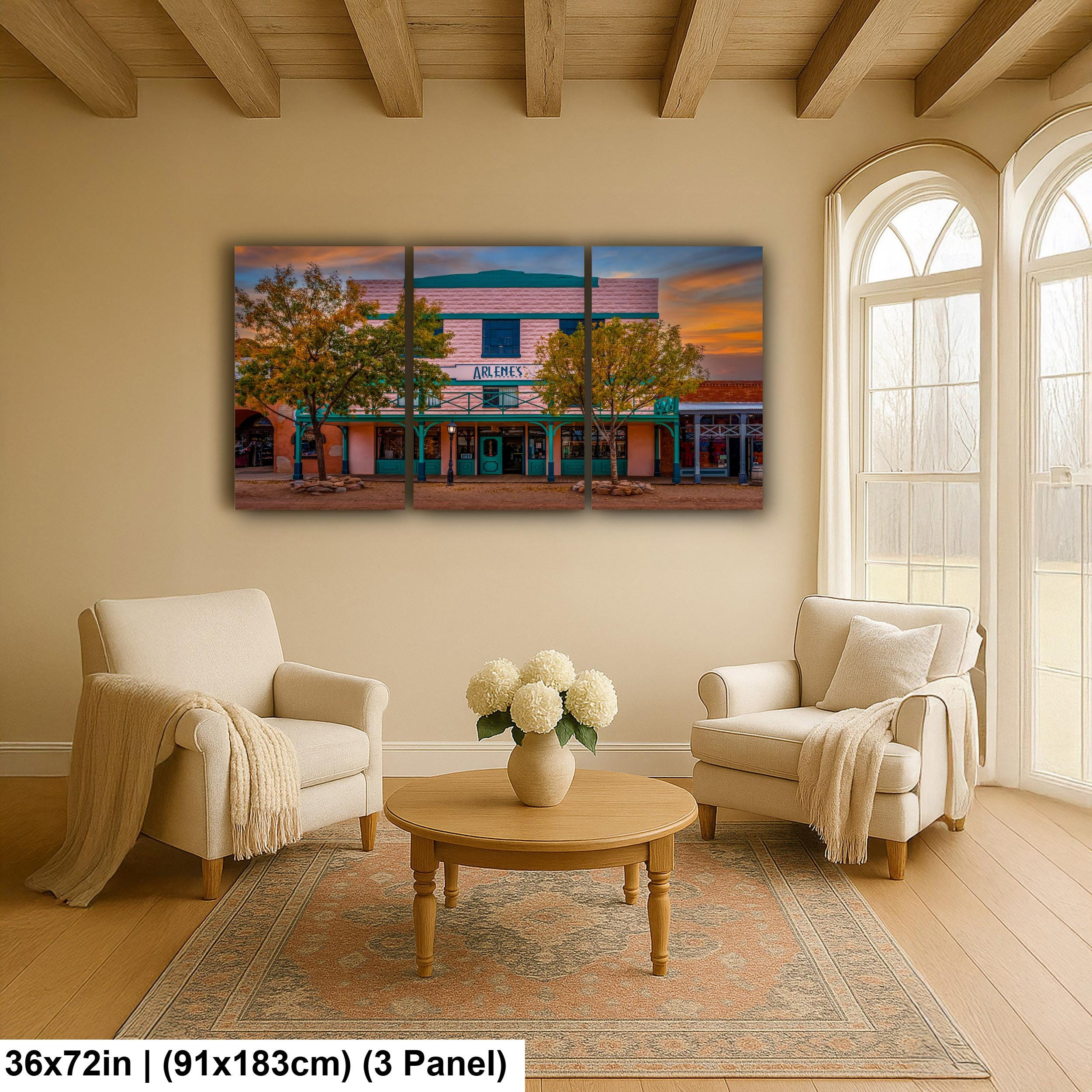 Old Tombstone Gunfights Arizona Western Town Architecture Desert Wall Art