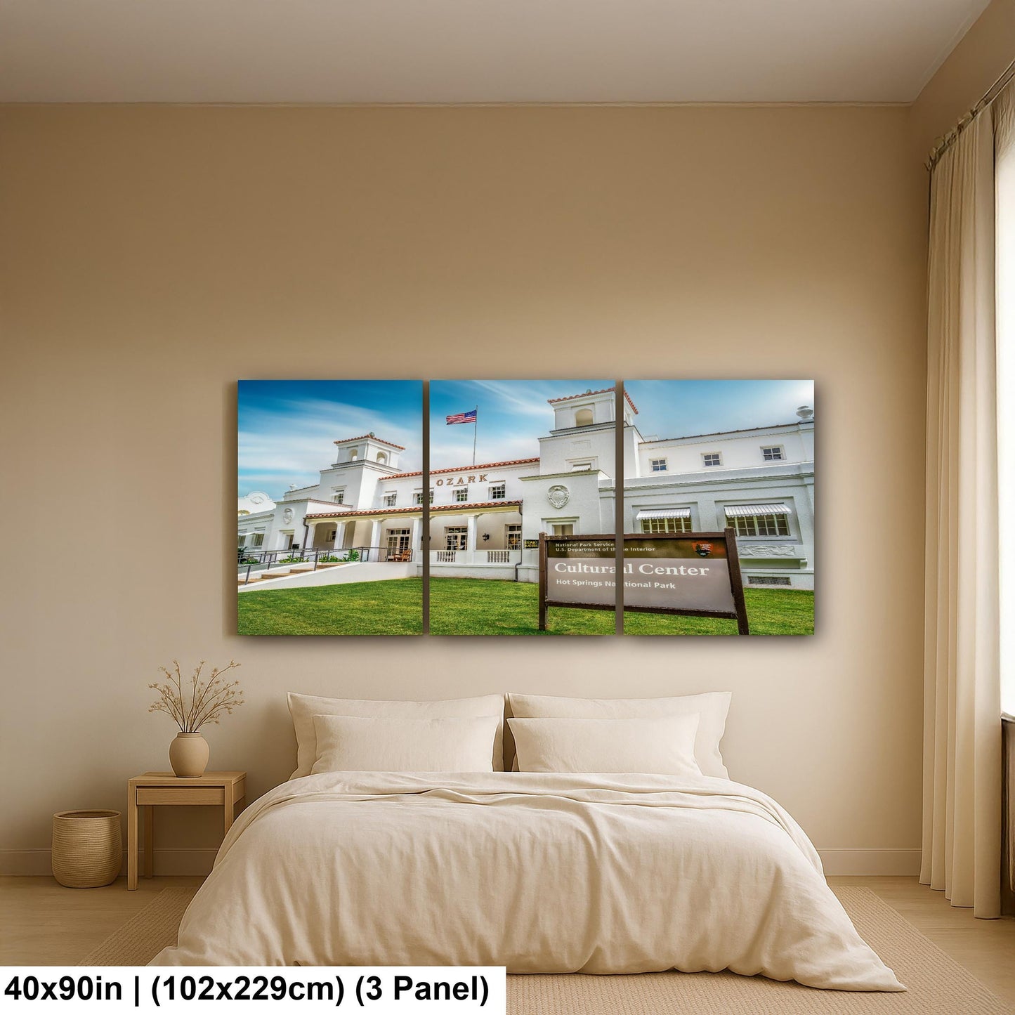 Ozark Bathhouse Cultural Center Hot Springs National Park Arkansas Historic Wall Art Print