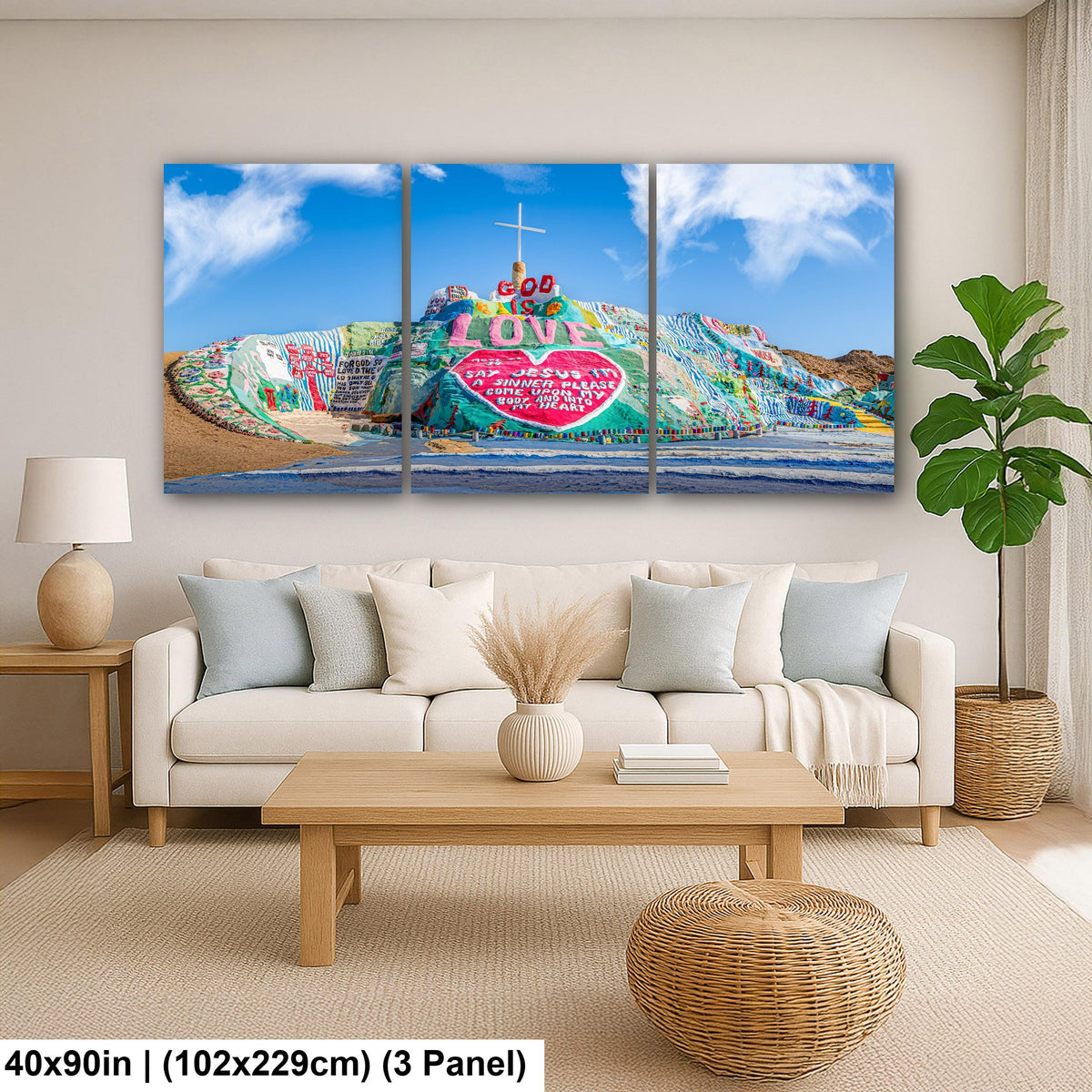 Salvation Mountain: Slab City California Colorful Folk Art Photo Wall Art