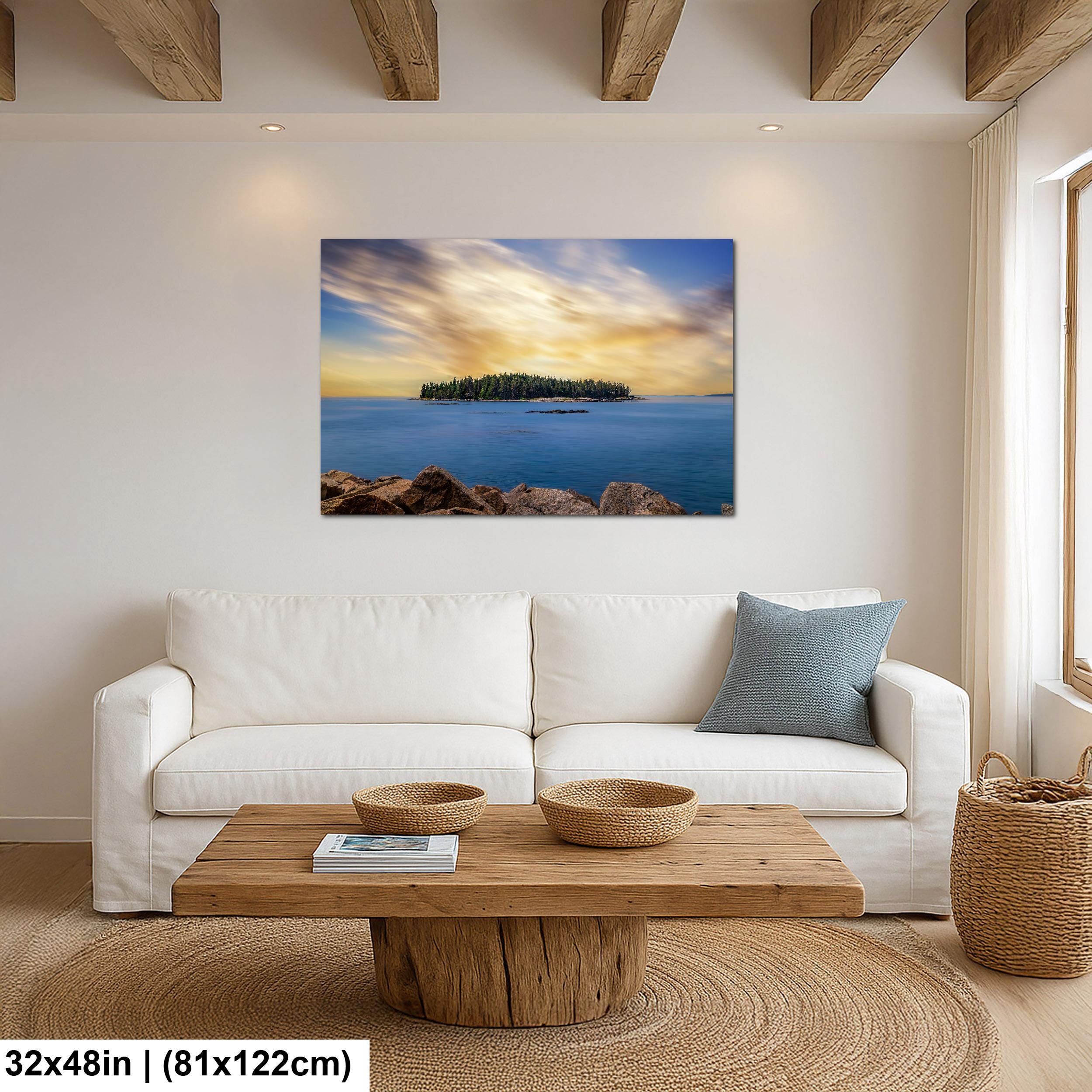 Schoodic Peninsula: Acadia National Park Maine Sunset Photography Wall Art