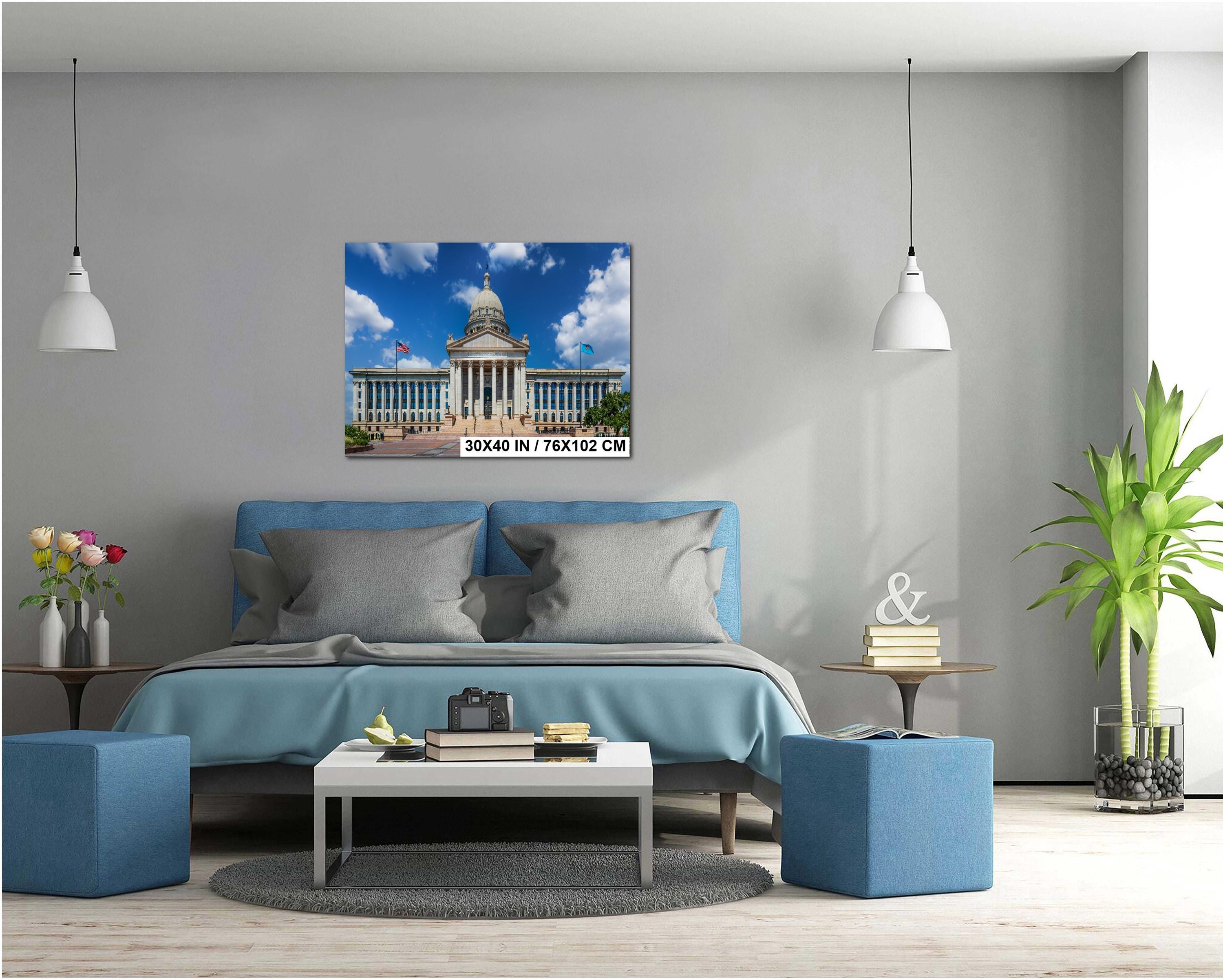 Oklahoma State Capitol Dome Print: Oklahoma City Architecture Photography
