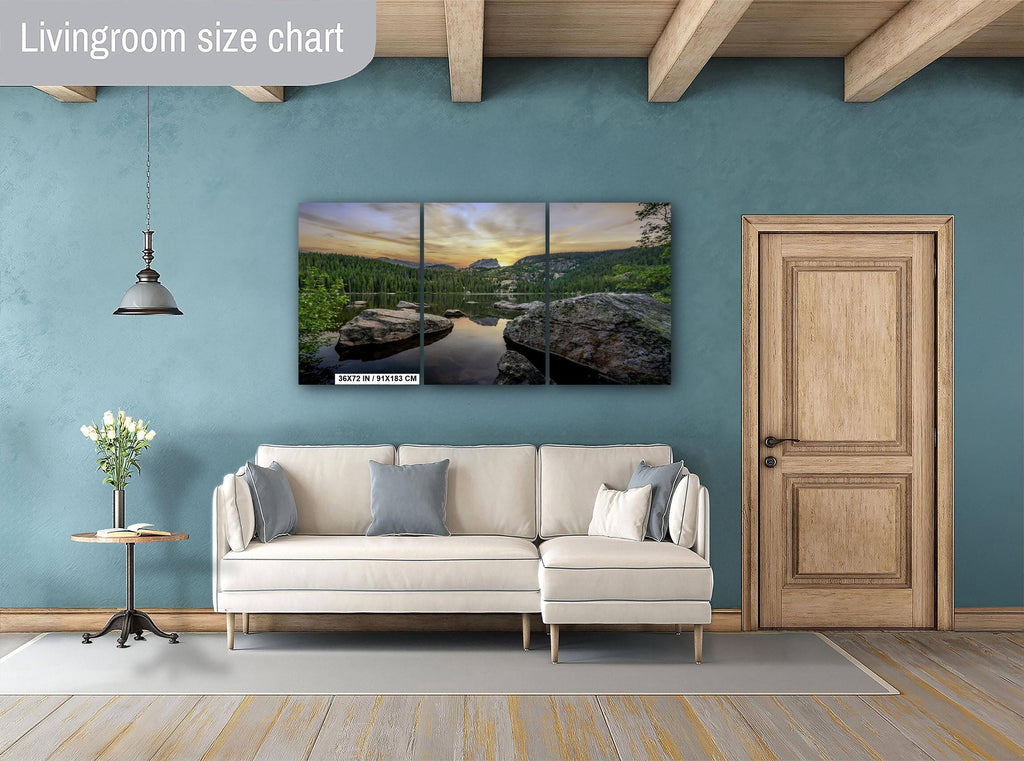 Bear Lake Sunrise Print: Rocky Mountain National Park, Colorado Landscape