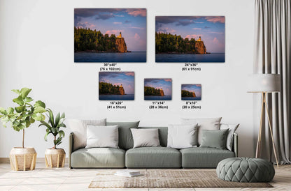 Split Rock Lighthouse Print – Lake Superior Wall Art | North Shore Canvas Decor