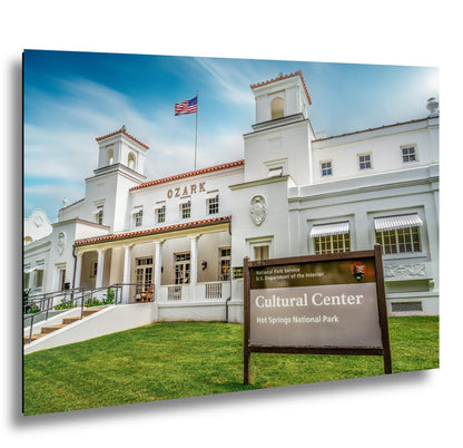 Ozark Bathhouse Cultural Center Hot Springs National Park Arkansas Historic Wall Art Print