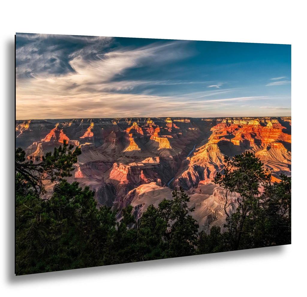 Grand Canyon Sunset Over Colorado River, Grand Canyon National Park Arizona Photography Print