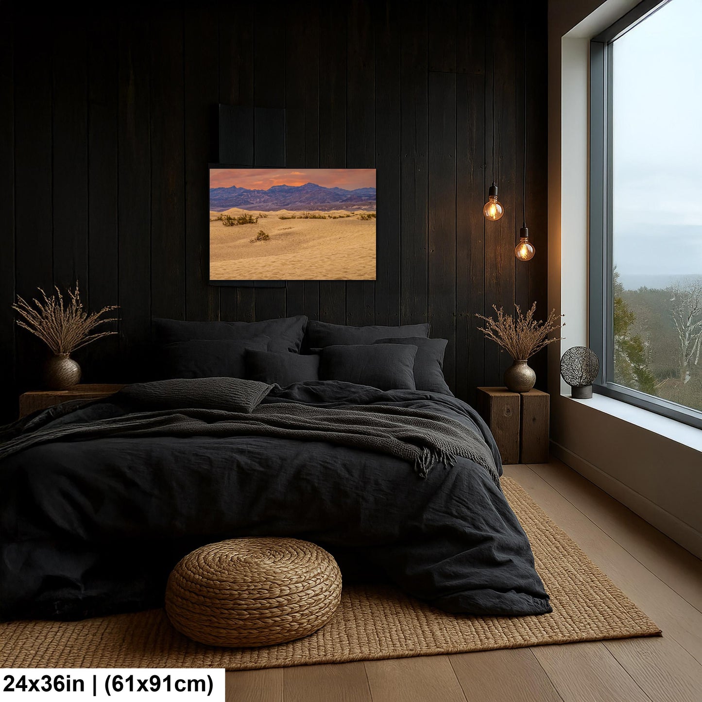 Mesquite Flat Sand Dunes Desert Landscape Photography Print, Death Valley National Park, California Wall Art