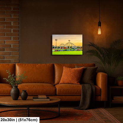 Travelers Baseball Field Panorama Print, North Little Rock Arkansas Wall Art