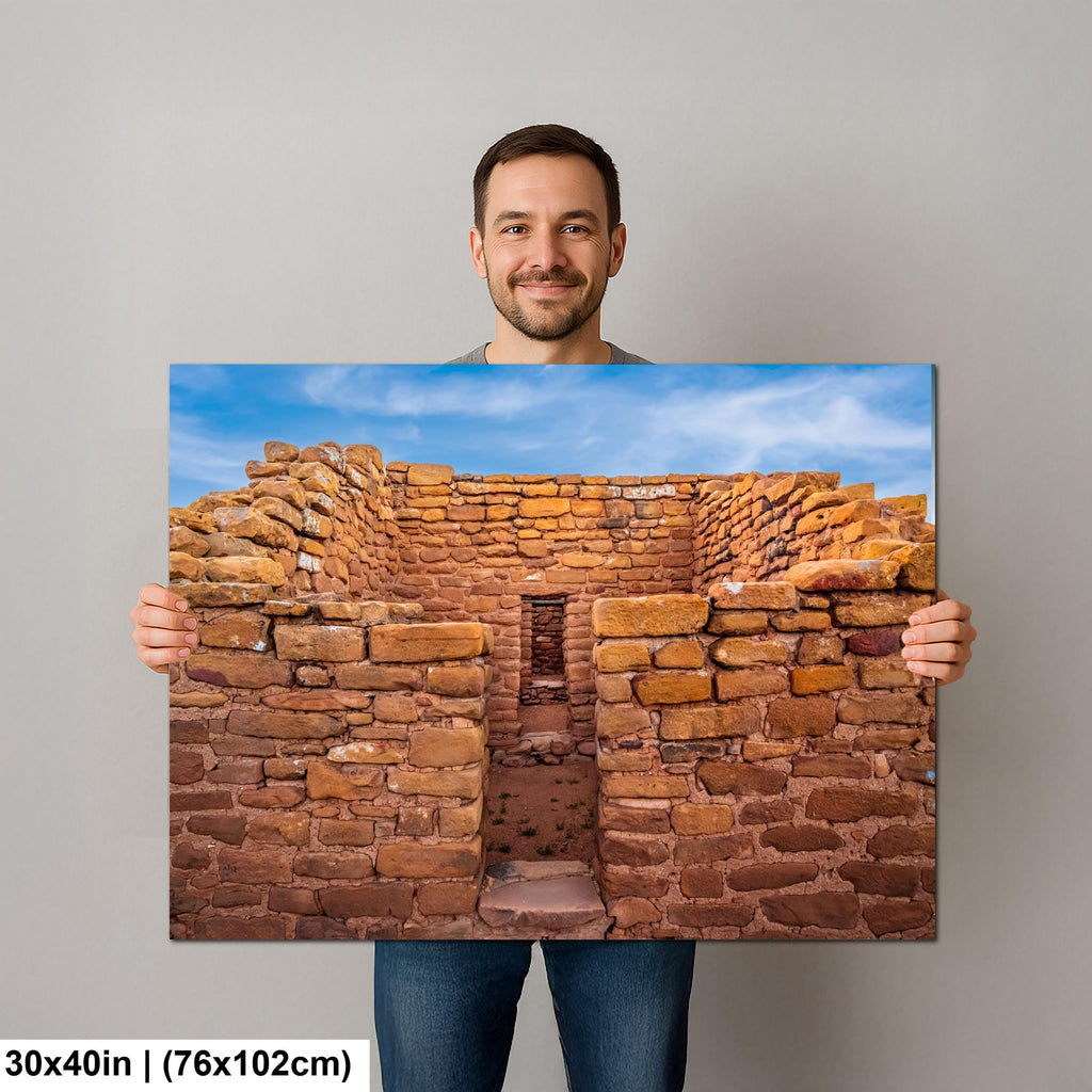 Ancient Pueblo Ruins at Mesa Verde National Park Colorado Photography Print, Southwest Wall Art, Ancestral Home Decor