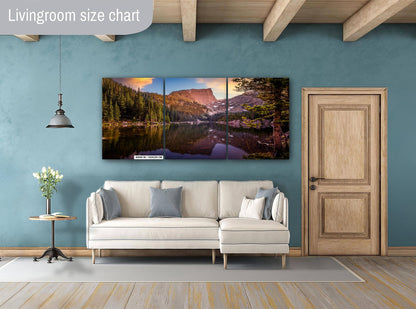 Peak Reflections on Dream Lake: Rocky Mountain National Park Colorado Print Wall Art Photography Aluminum/Acrylic/Metal/Canvas Travel Gift