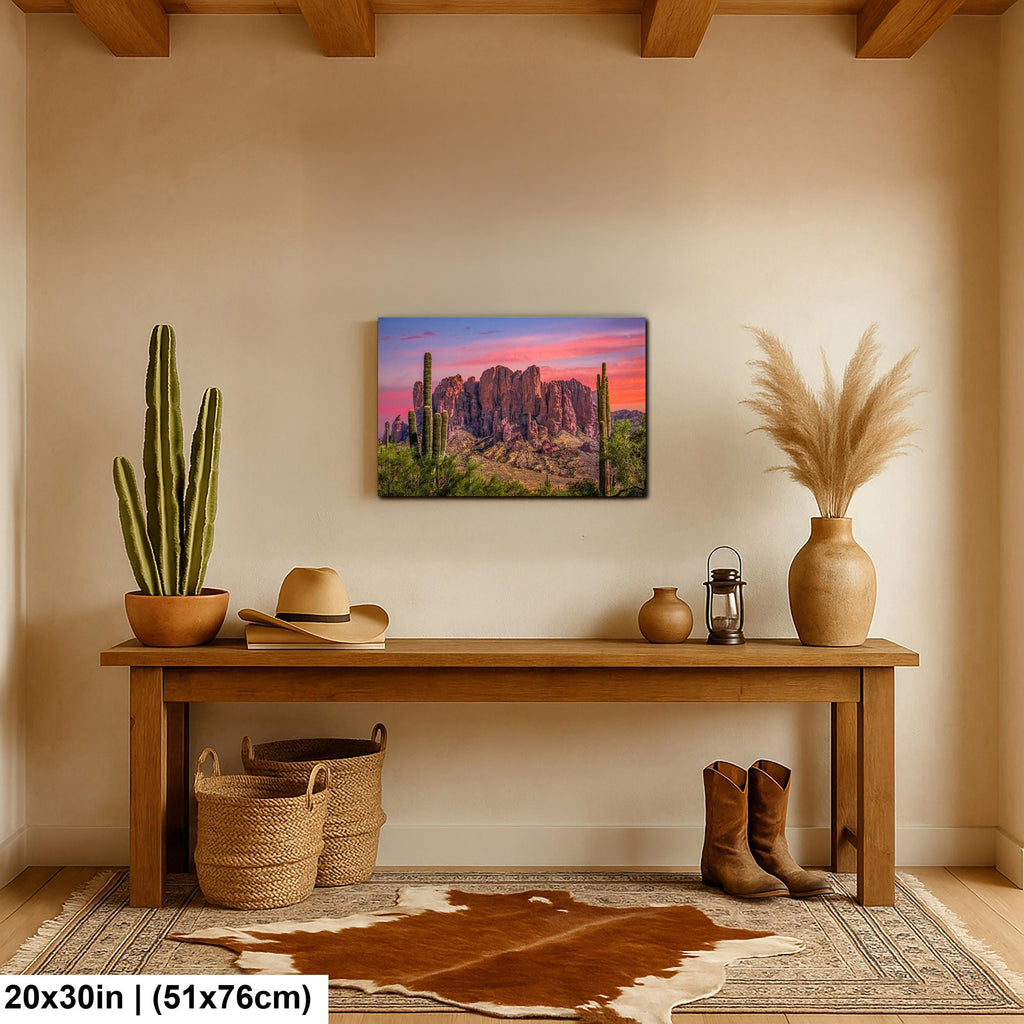 Superstition Mountains Arizona Desert Landscape Photography Wall Art