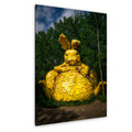 Giant Yellow Rabbit Sculpture Photography Print, Detroit Lakes Minnesota Art, Quirky Roadside Attraction Wall Decor