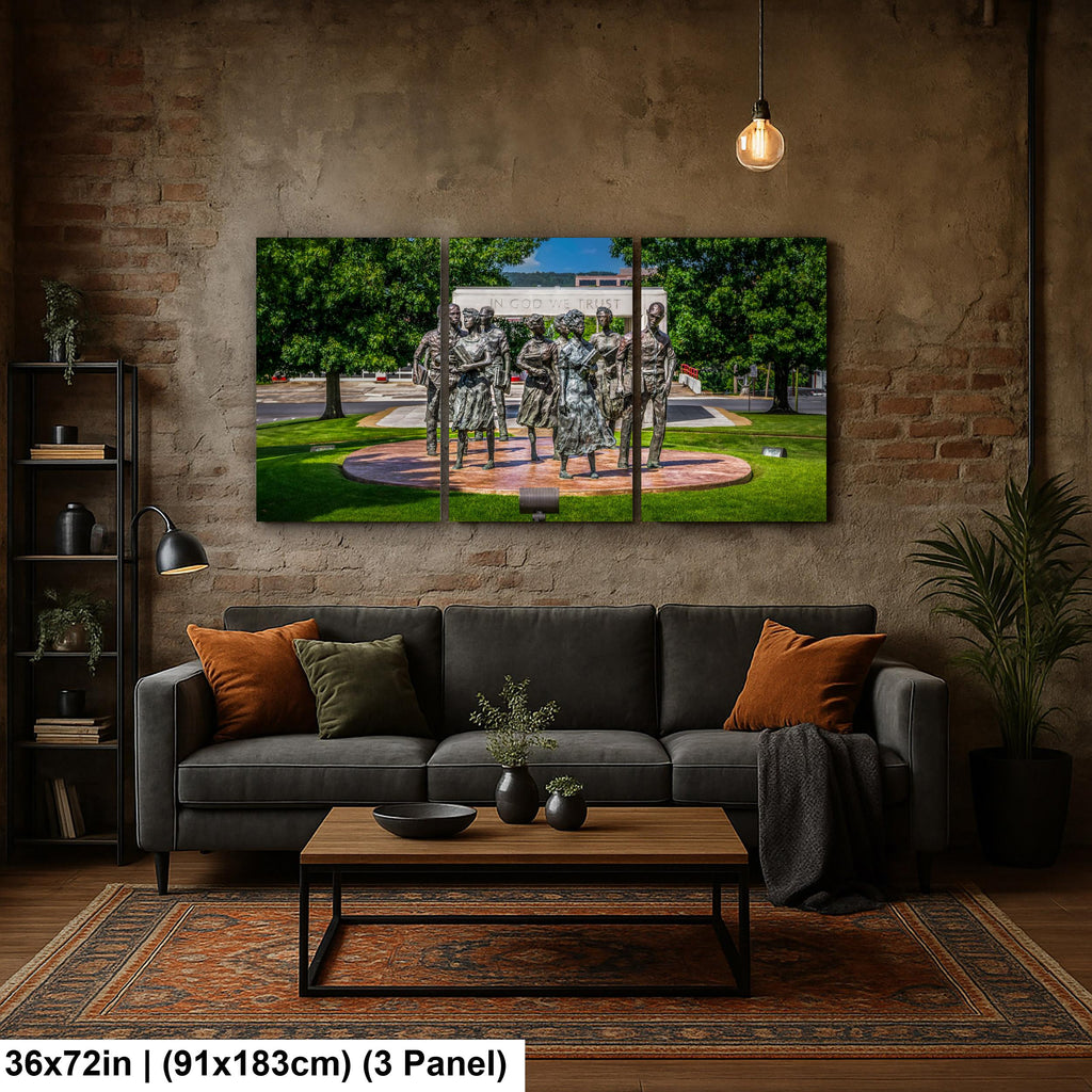 Little Rock Nine Memorial Print, Civil Rights Photography, Arkansas Wall Art