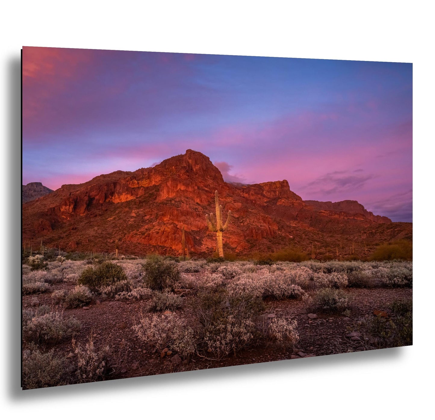 Gold Canyon Red Rock Sunset Arizona Desert Mountain Landscape Photography Wall Art
