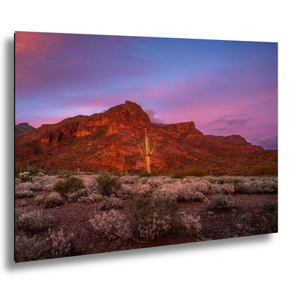 Gold Canyon Red Rock Sunset Arizona Desert Mountain Landscape Photography Wall Art