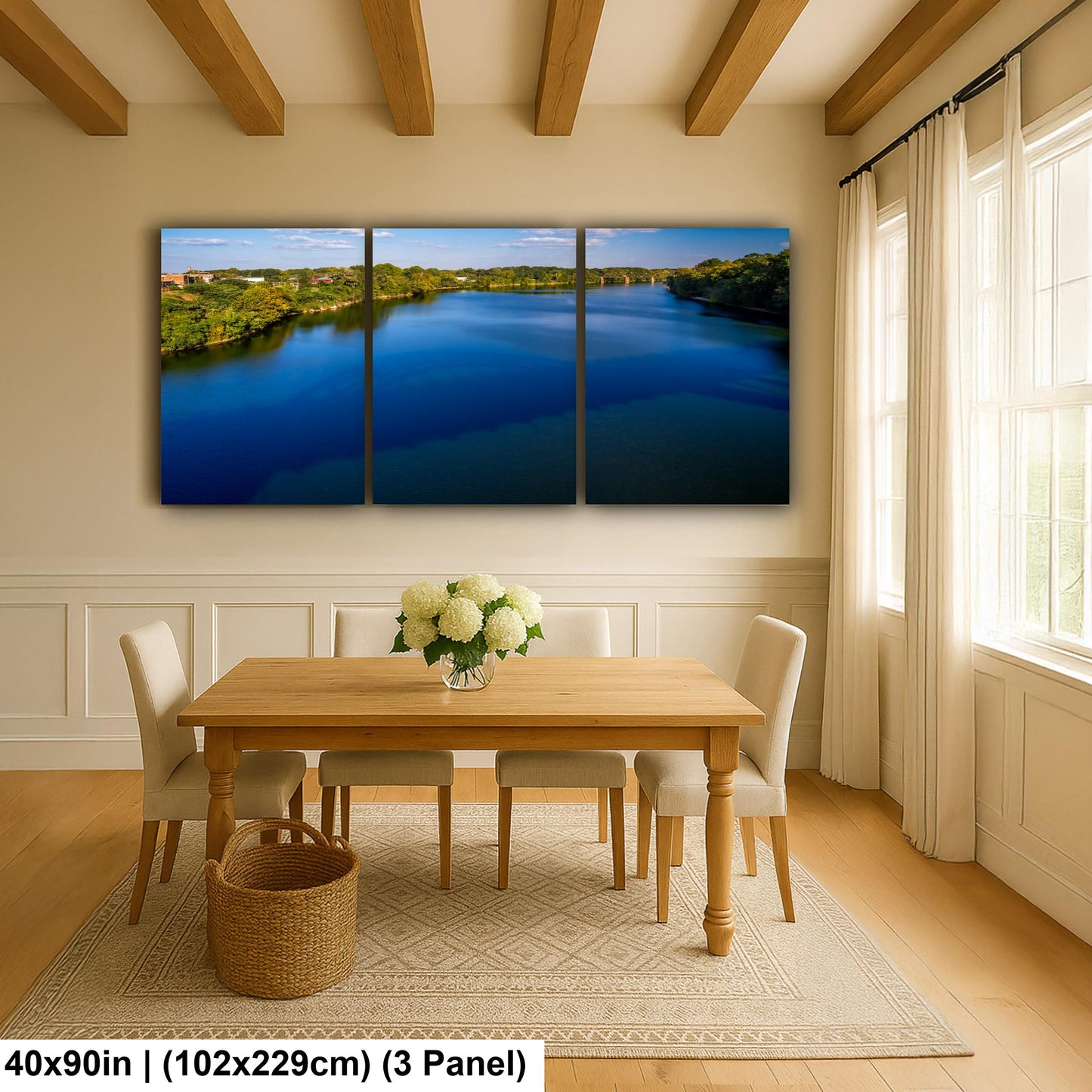 Selma Alabama River Bridge Reflection Photography Wall Art