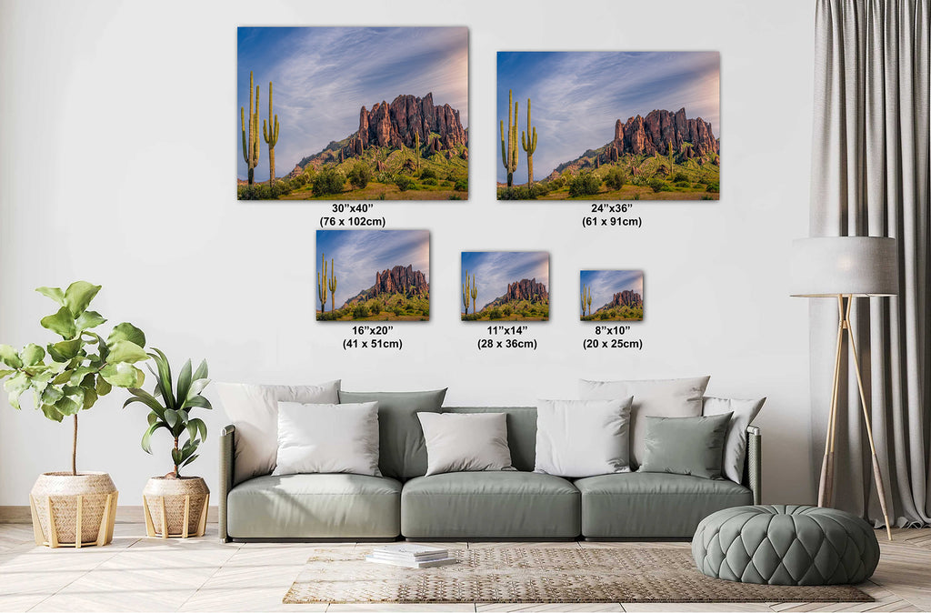 Lost Dutchman State Park Arizona Desert Landscape Photography Wall Art