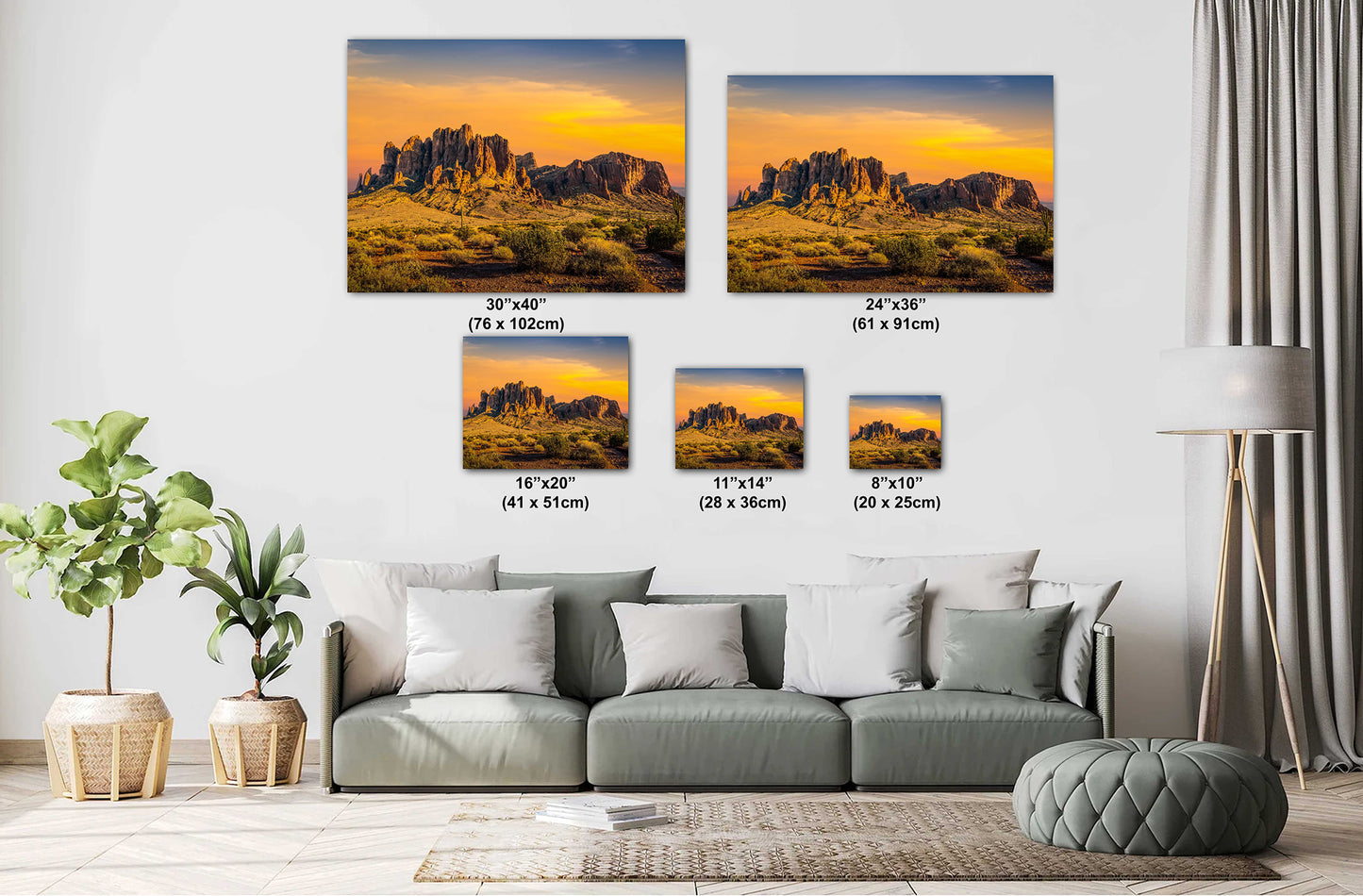 Superstition Mountains Sunrise Lost Dutchman State Park Apache Junction Arizona Wall Art