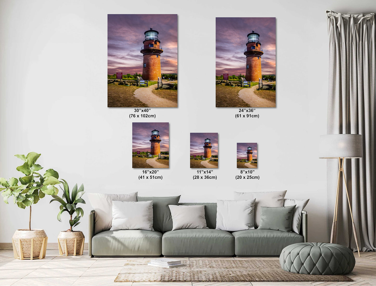 Gay Head Light Wall Art - Historic Aquinnah Lighthouse Canvas Print | Maritime Decor