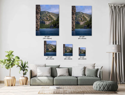 Gates of the Mountains, Montana Print: Rocky Shoreline Wall Art