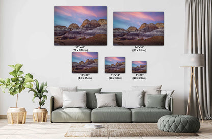 Blue Mesa Arizona Desert Hills Photography Wall Art