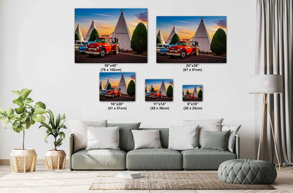 Route 66 Nostalgia: Wigwam Motel Wall Art Holbrook, Arizona Photography