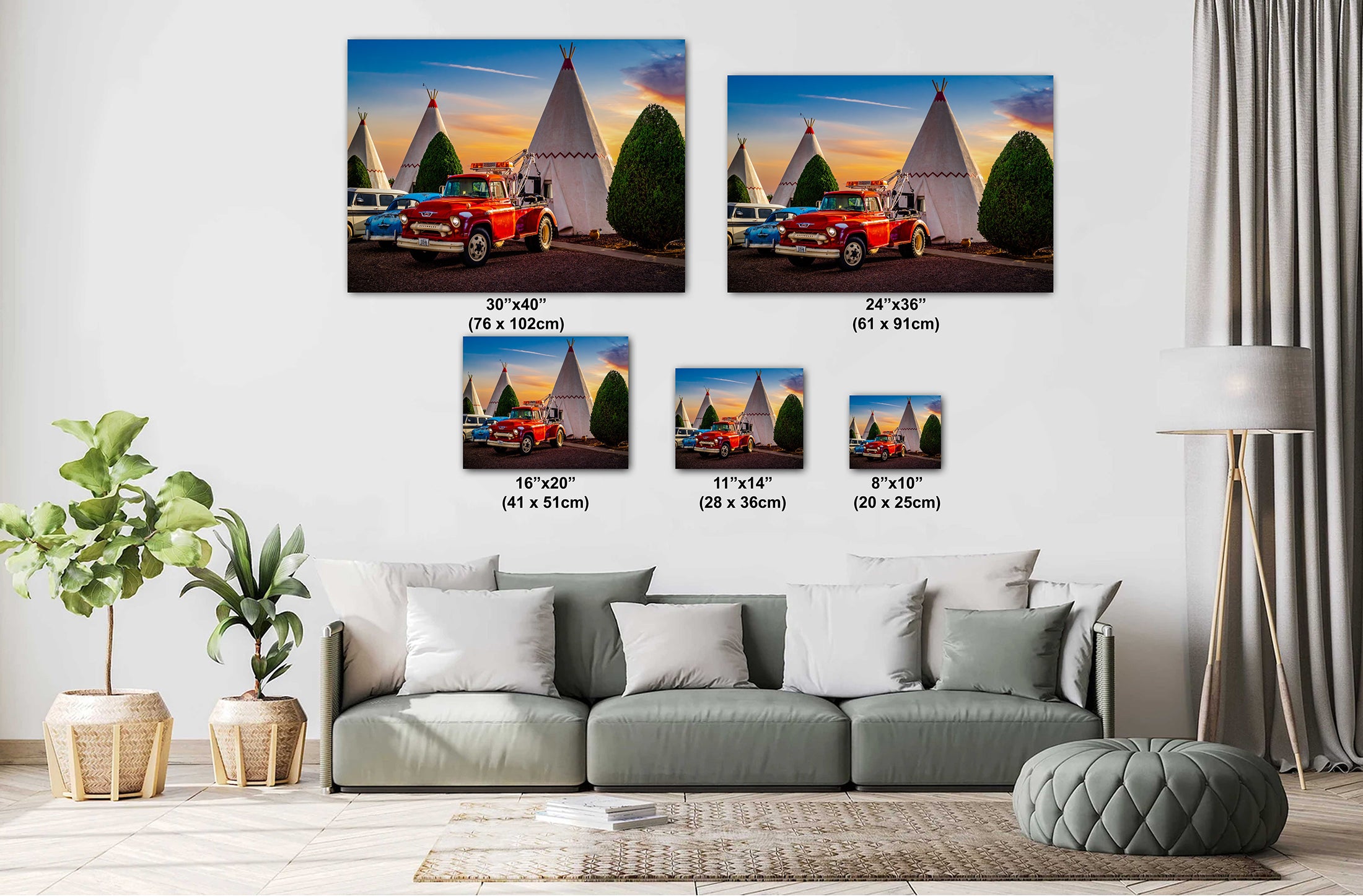 Route 66 Nostalgia: Wigwam Motel Wall Art Holbrook, Arizona Photography
