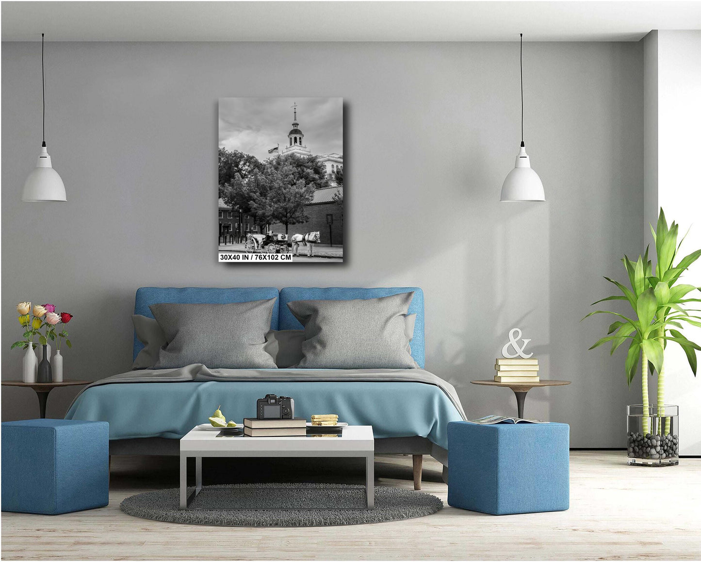 Chariot of Liberty: Independence Hall’s Timeless Companion Independence Hall Philadelphia  Print Wall Art Photography Aluminum/Metal/Canvas