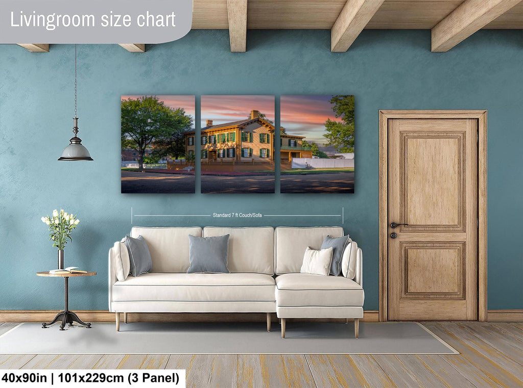 Lincoln Home Springfield Illinois Historic Site Photography Wall Art