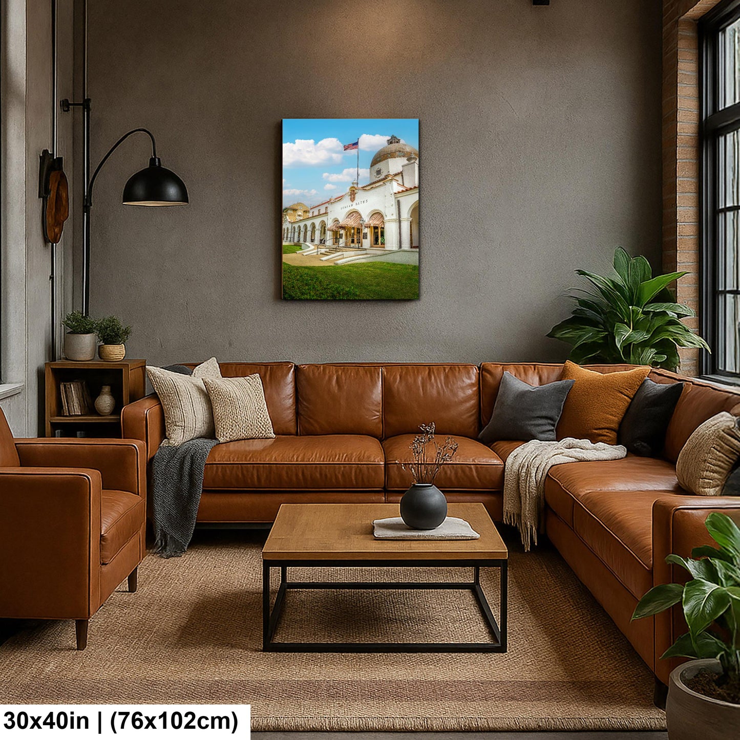 Quapaw Baths Historic Building, Hot Springs National Park Arkansas, Photography Print Wall Art