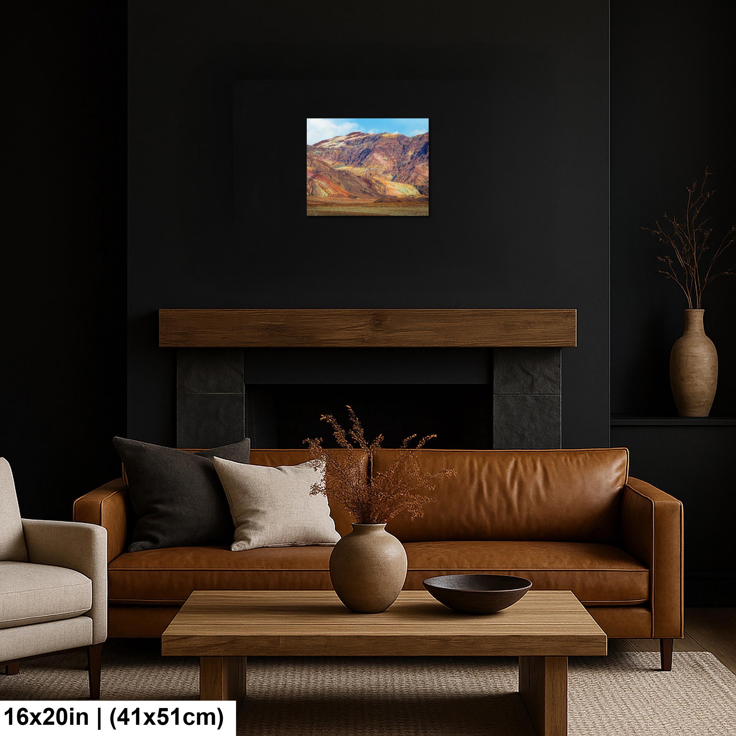 Painted Earth: Artist's Palette Death Valley California Photography Wall Art