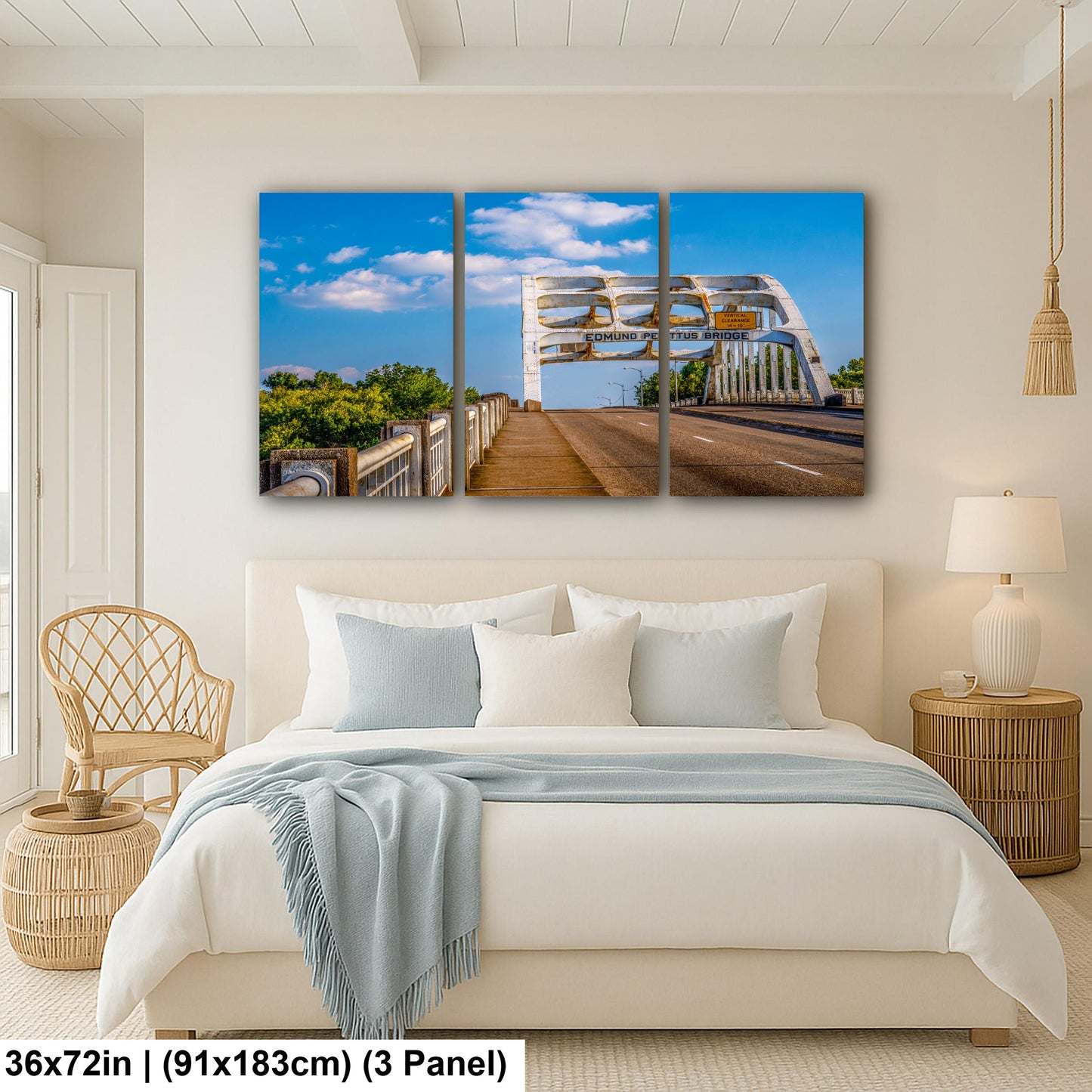 Edmund Pettus Bridge Selma Alabama Photography Wall Art