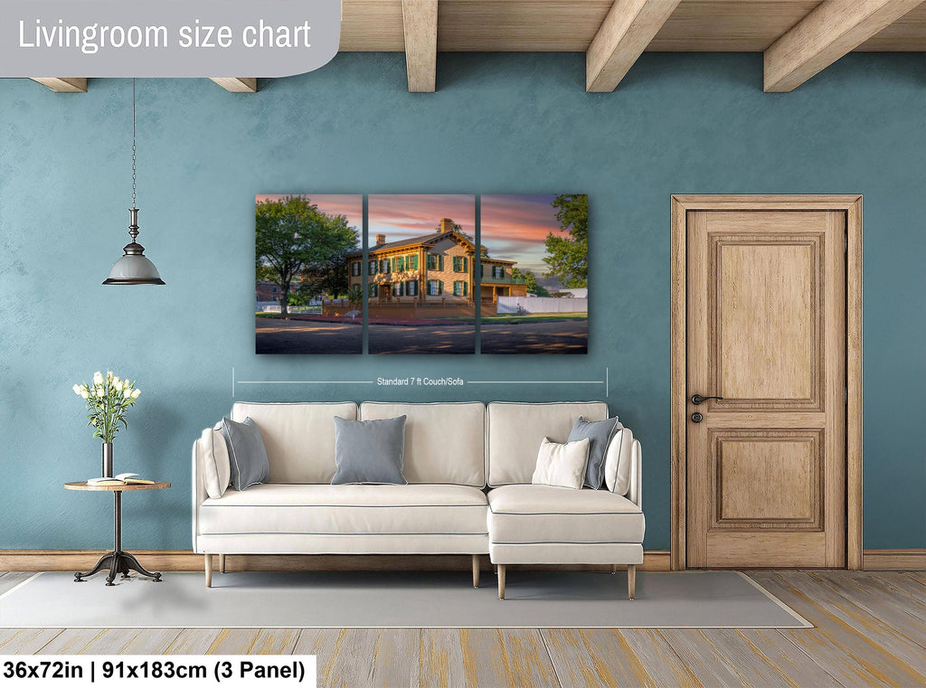 Lincoln Home Springfield Illinois Historic Site Photography Wall Art