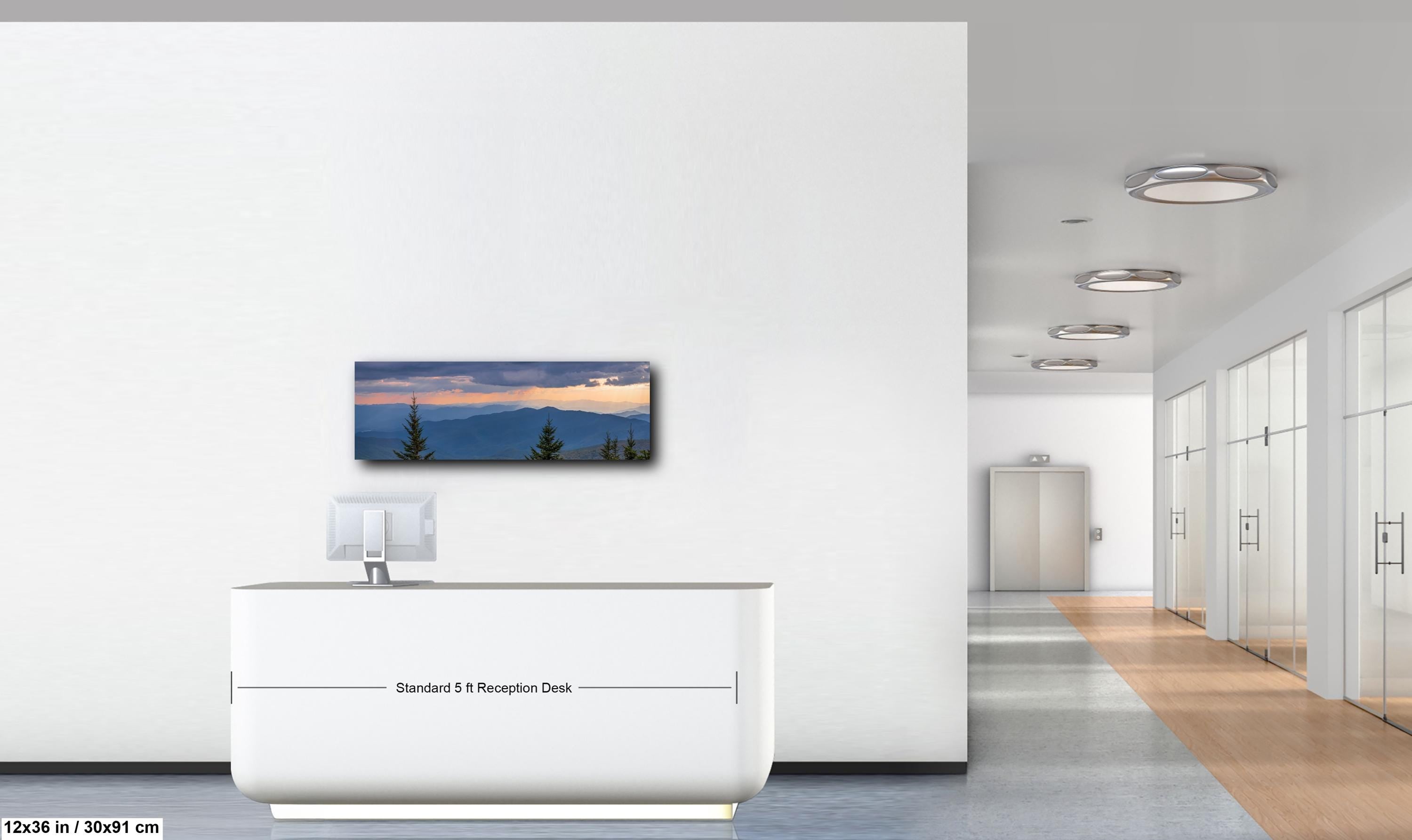 Storm Break: Mountain View Great Smoky Mountains Tennessee Photo Wall Art