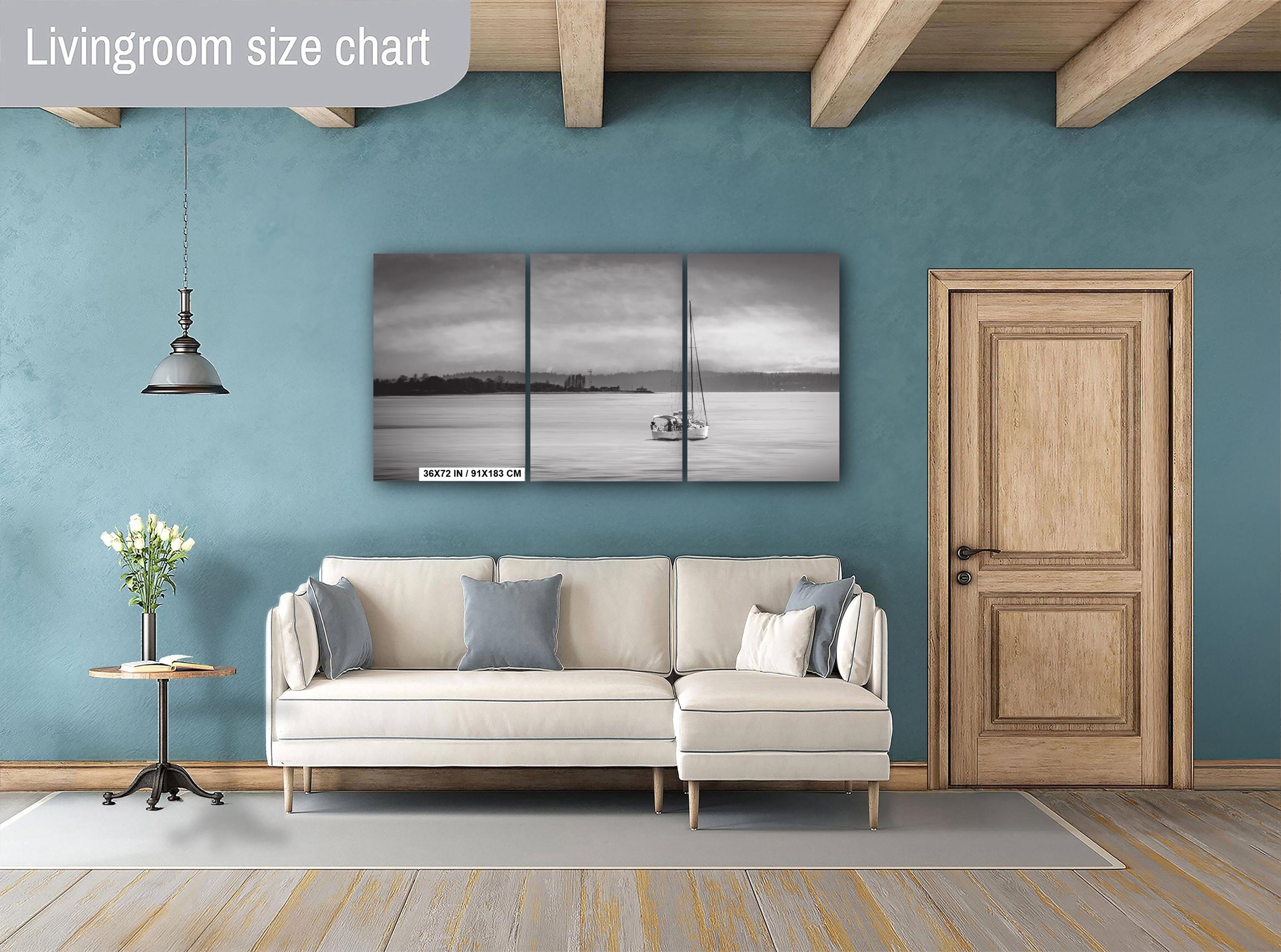 Seattle Sailboat Print: Shilshole Bay Marina, Puget Sound Coastal Decor